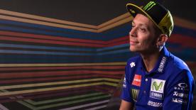 Just before breaking his leg, the rider from Tavullia had spoken to motogp.com about the challenges of being a contender in 2017