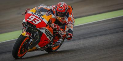 Marquez fastest in damp FP1