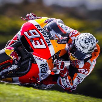 Marquez off to a flier on the Island
