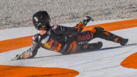 A detailed look at the cause and effect of the noteworthy crashes of the #ValenciaGP.