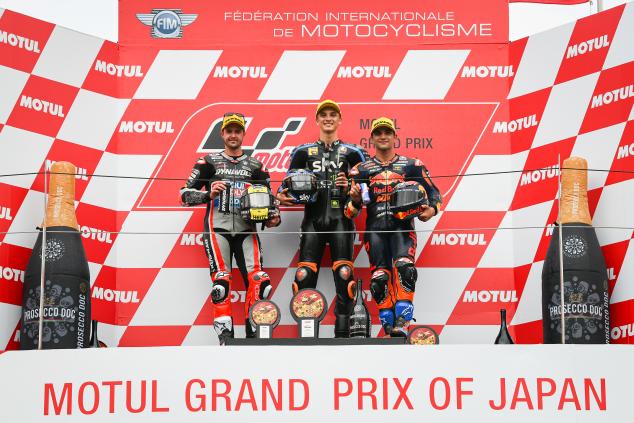 luca marini, tom luthi, jorge martin, motul grand prix of japan