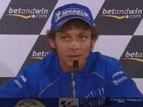 Valentino Rossi interview after the race