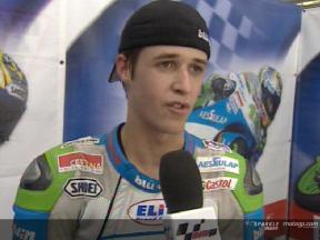 Thomas Luthi interview after race