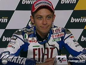 Valentino Rossi after race
