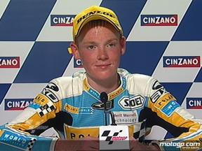 Bradley Smith interview after race in Misano