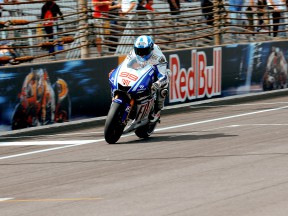 Jorge Lorenzo in action at the Red Bull Indianapolis Grand Prix