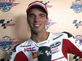 De Angelis delighted with first MotoGP podium