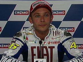 Valentino Rossi interview after race in Misano