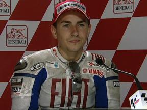 Jorge Lorenzo interview after race in Valencia