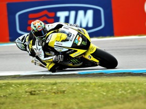 Colin Edwards in action at Assen