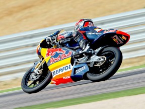 Marc Marquez in action at Motorland Aragón
