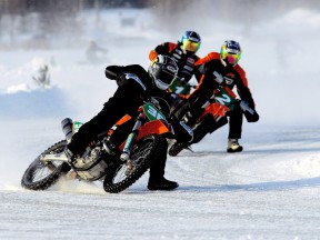 Mika Kallio on ice racing