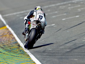 Randy de Puniet in action in Le Mans