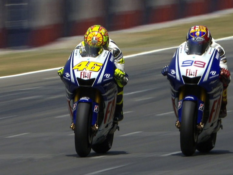 valentino rossi lorenzo catalunya 2009