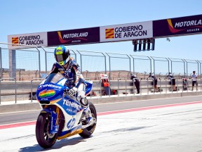 Sergio Gadea at the Aragon Motorland Test