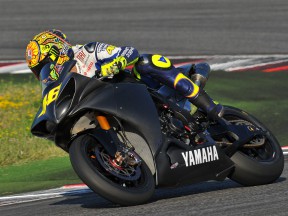 Valentino Rossi back on track for a private test in Misano