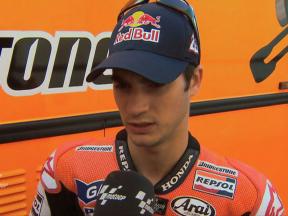 Pedrosa highly content with pace