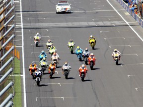 MotoGP group on track