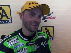 Talmacsi joy at first Moto2 podium