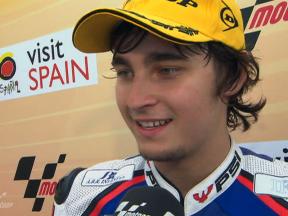 Abraham on first ever podium finish
