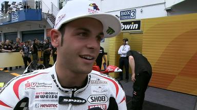 Estoril 2011 - 125cc - Race - Interview - Sandro Cortese