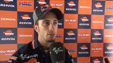 Dovizioso reviews Friday sessions
