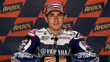 Catalunya 2011 - MotoGP - QP - Interview - Jorge Lorenzo