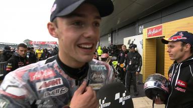 Silverstone 2011 - 125cc - Race - Interview - Jonas Folger