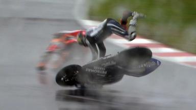 Silverstone 2011 - MotoGP - Race - Action - Jorge Lorenzo - Crash
