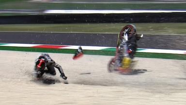 Mugello 2011 - 125cc - Race - Peter Sebestyen - Crash