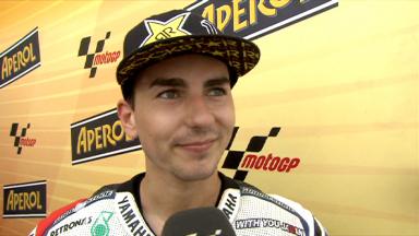Lorenzo discusses crucial victory