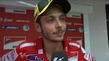 Taxing home race for Rossi