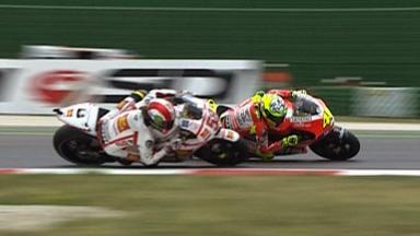 Misano 2011 - MotoGP - Race - Action - Simoncelli and Rossi