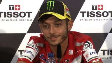 Rossi discusses Ducati developments