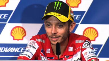 Rossi continuing to hope for improvements