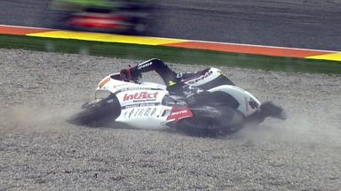 Valencia 2011 - 125cc - Race - Action - Sandro Cortese - Crash