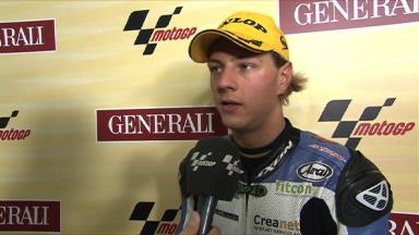Valencia 2011 - Moto2 - Race - Interview - Dominique Aegerter