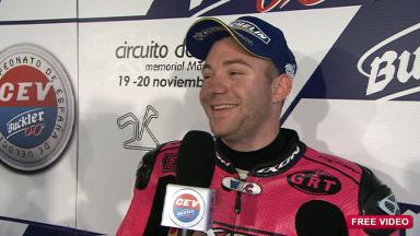 2011 - CEV Buckler - Round 7 - Jerez - Interview - Moto2 - Lucas Mahias
