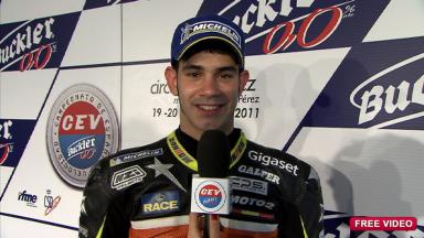 2011 - CEV Buckler - Round 7 - Jerez - Interview - Moto2 - Lucas Mahias