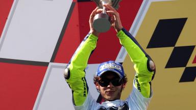 Valentino Rossi takes his seventh World Championship title
