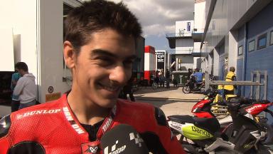 2012 Moto3 - Jerez Test - Day 3 - Interview - Alberto Moncayo