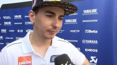 2012 - MotoGP - Sepang Test - Day 3 - Interview - Jorge Lorenzo