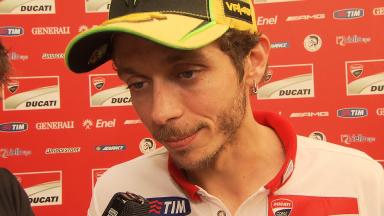 2012 - MotoGP - Sepang Test - Day 3 - Interview - Valentino Rossi