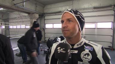 2012 - MotoGP - Aragón Test - Day 1 - Interview - James Ellison