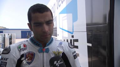 2012 - MotoGP - Jerez Test - Day 3 - Interview - Danilo Petrucci
