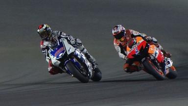Qatar 2012 - MotoGP - Race - Action - Race Winning Overtake