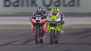 Qatar 2012 - Moto2 - Race - Action - Race Winning Overtake