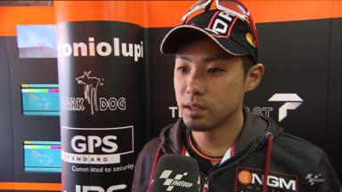 Le Mans 2012 - Moto2 - FP2 - Interview - Yuki Takahashi