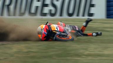 Le Mans 2012 - MotoGP - FP3 - Action - Casey Stoner - Crash