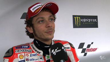 Rossi happy to be back on podium